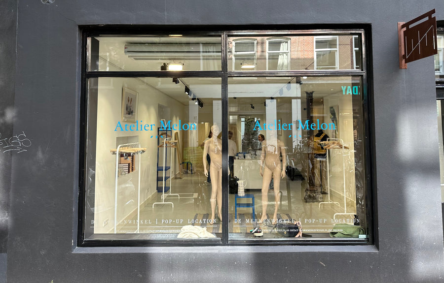 NIMBEL at the Atelier Melon pop-up store.