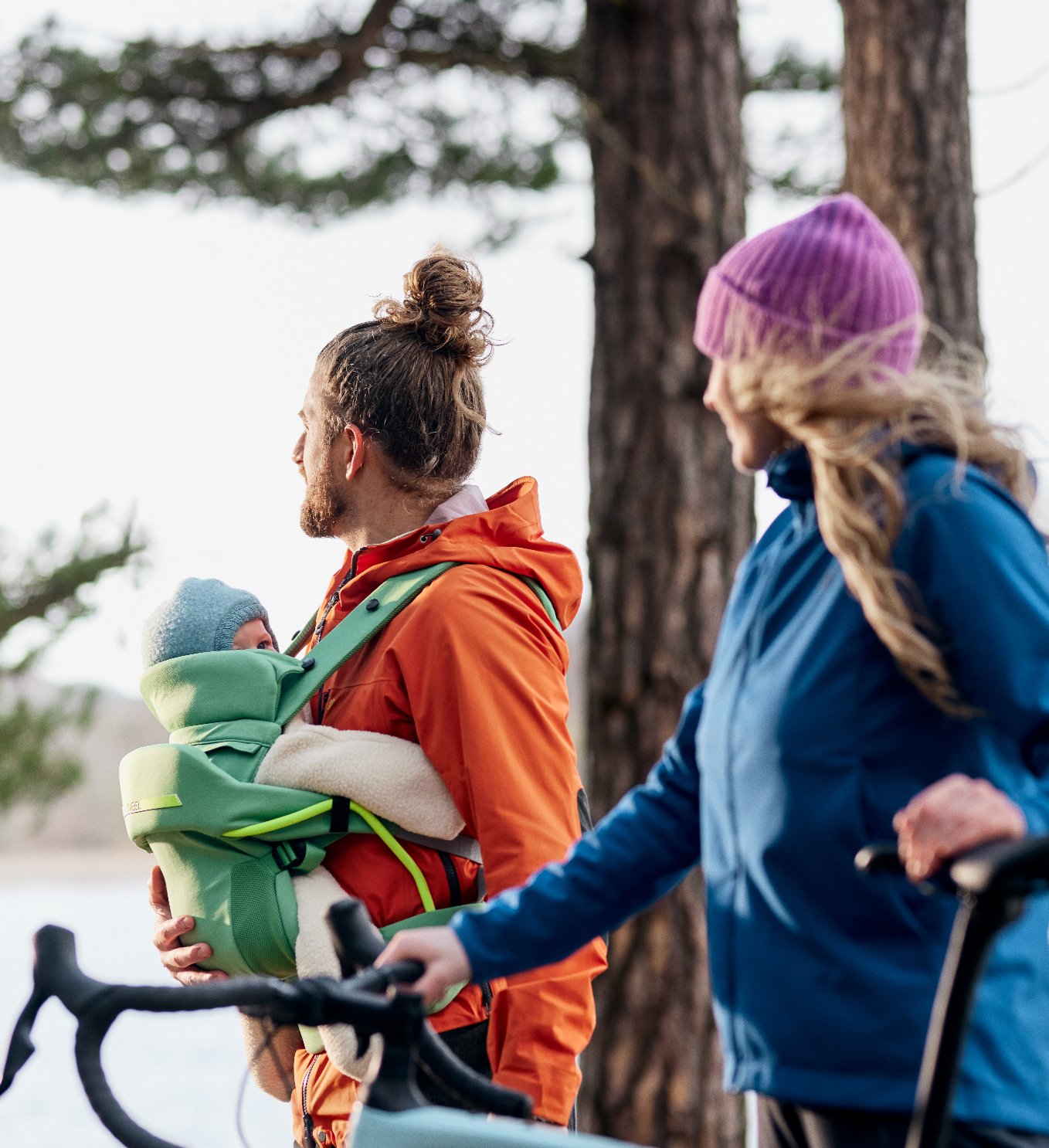 Can you ride a bike with a baby in a carrier Nimbel Baby Carrier