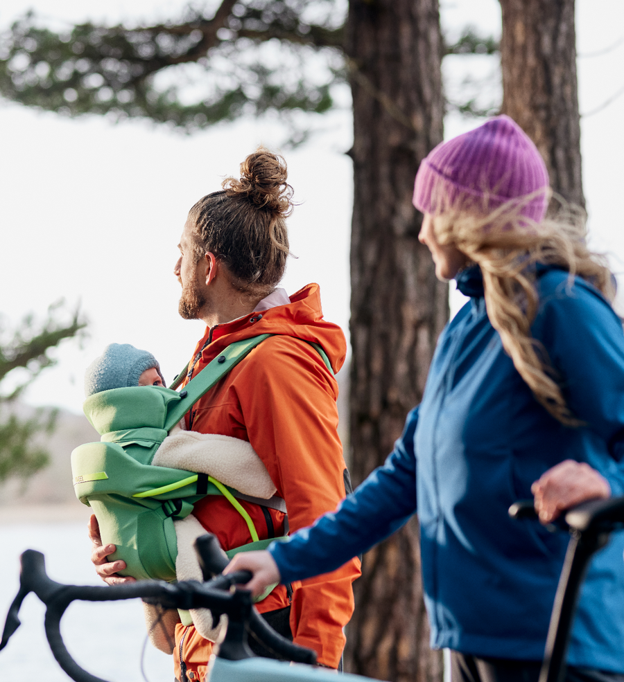Can you ride a bike with a baby in a carrier?